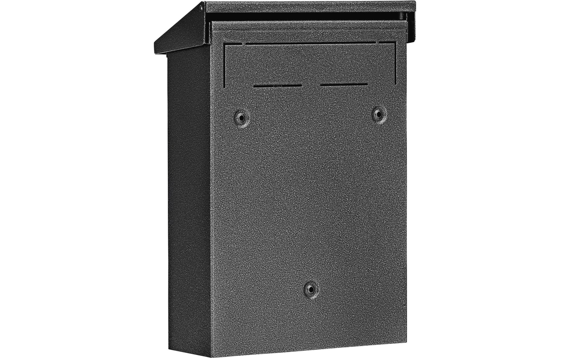 BURG-WÄCHTER Briefkasten – Stahl, grau, 22,5 × 30,5 × 7,5 cm