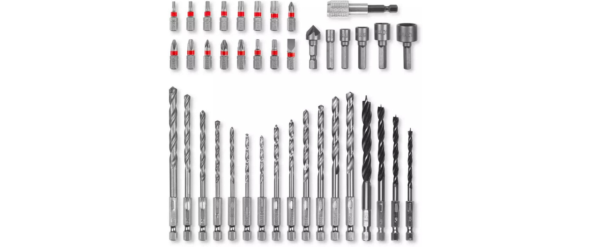 Einhell Bit-Set, Sechskant, L-CASE LS, 40 Stk.