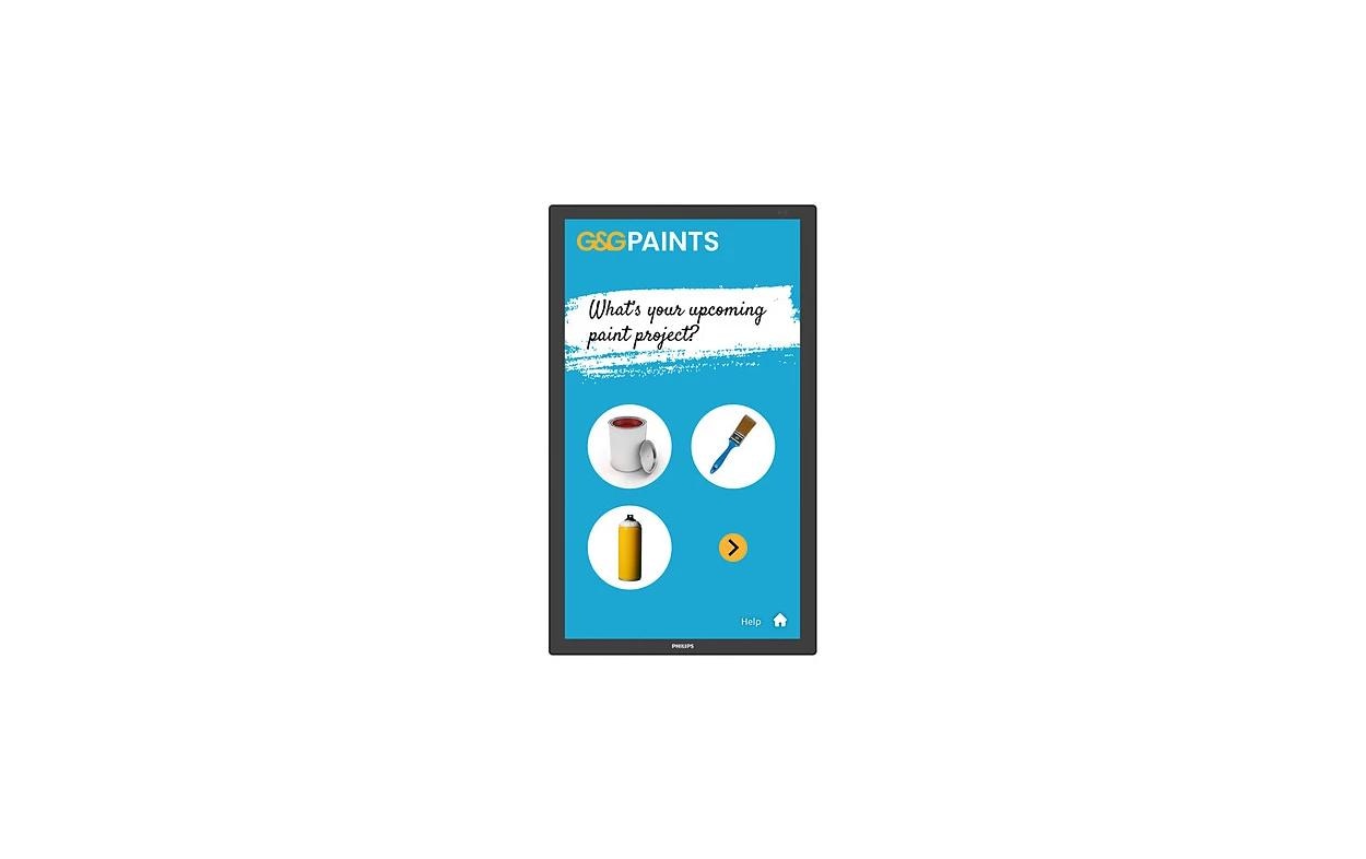 Philips T-Line 24BDL3751T/00 – Interaktives Touch-Display, 23,8", Full HD, 275 cd/m², 24/7, Android