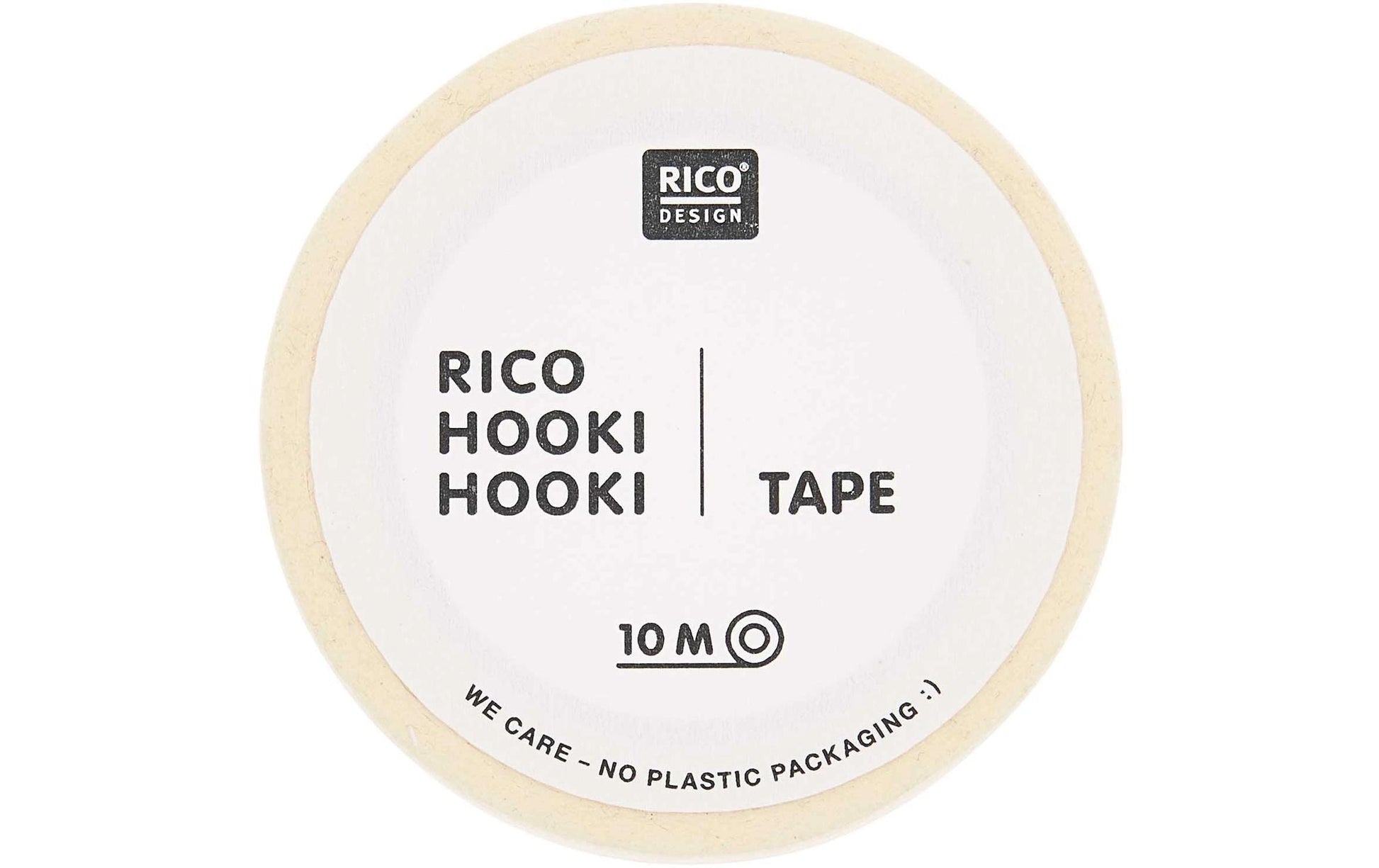Rico Design Spezialkleber Hooki Hooki – Weiss, 10 m × 30 mm, für Stoff