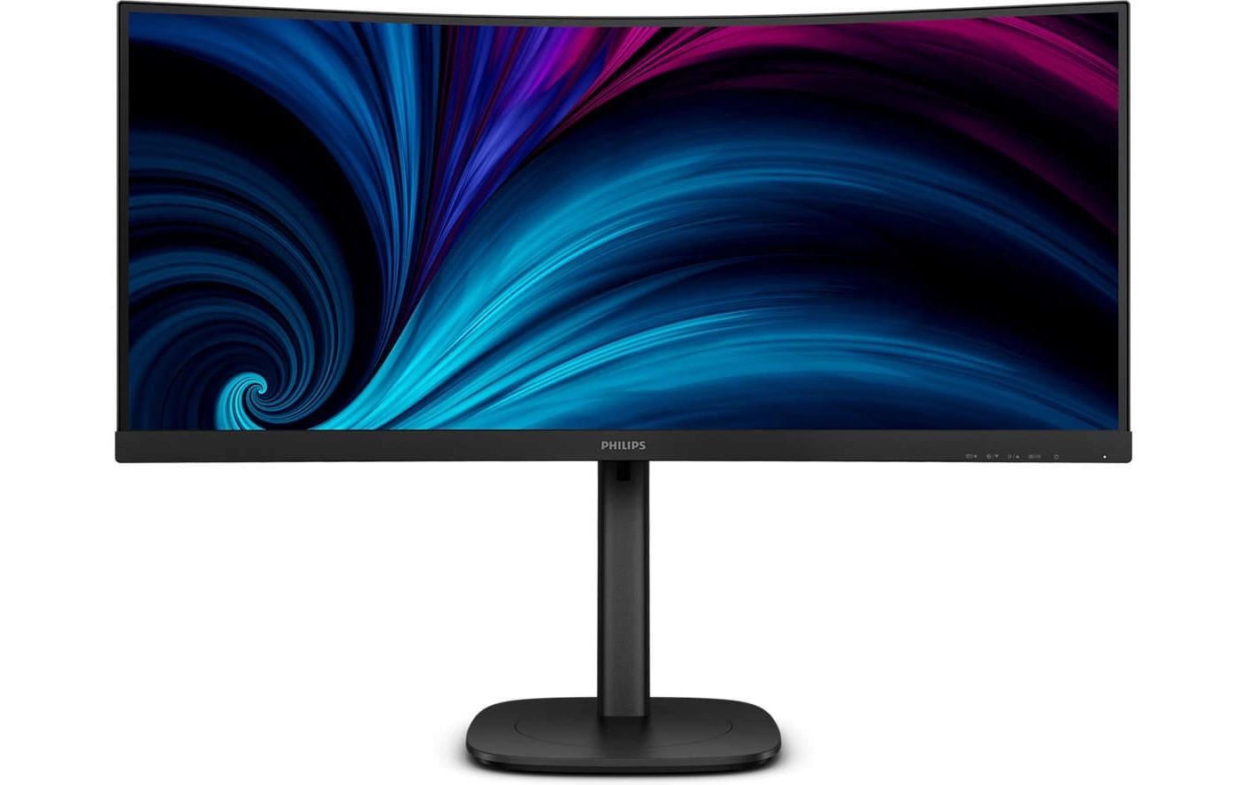 Philips 34B2U3600C/00 – Monitor, 34", VA, 120 Hz, Gebogen, USB-Hub, Adaptive Sync, Lautsprecher, Schwarz