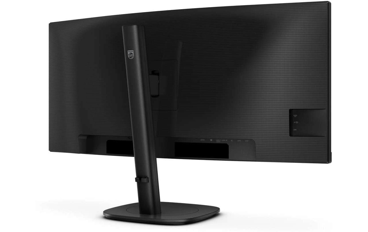 Philips 34B2U3600C/00 – Monitor, 34", VA, 120 Hz, Gebogen, USB-Hub, Adaptive Sync, Lautsprecher, Schwarz