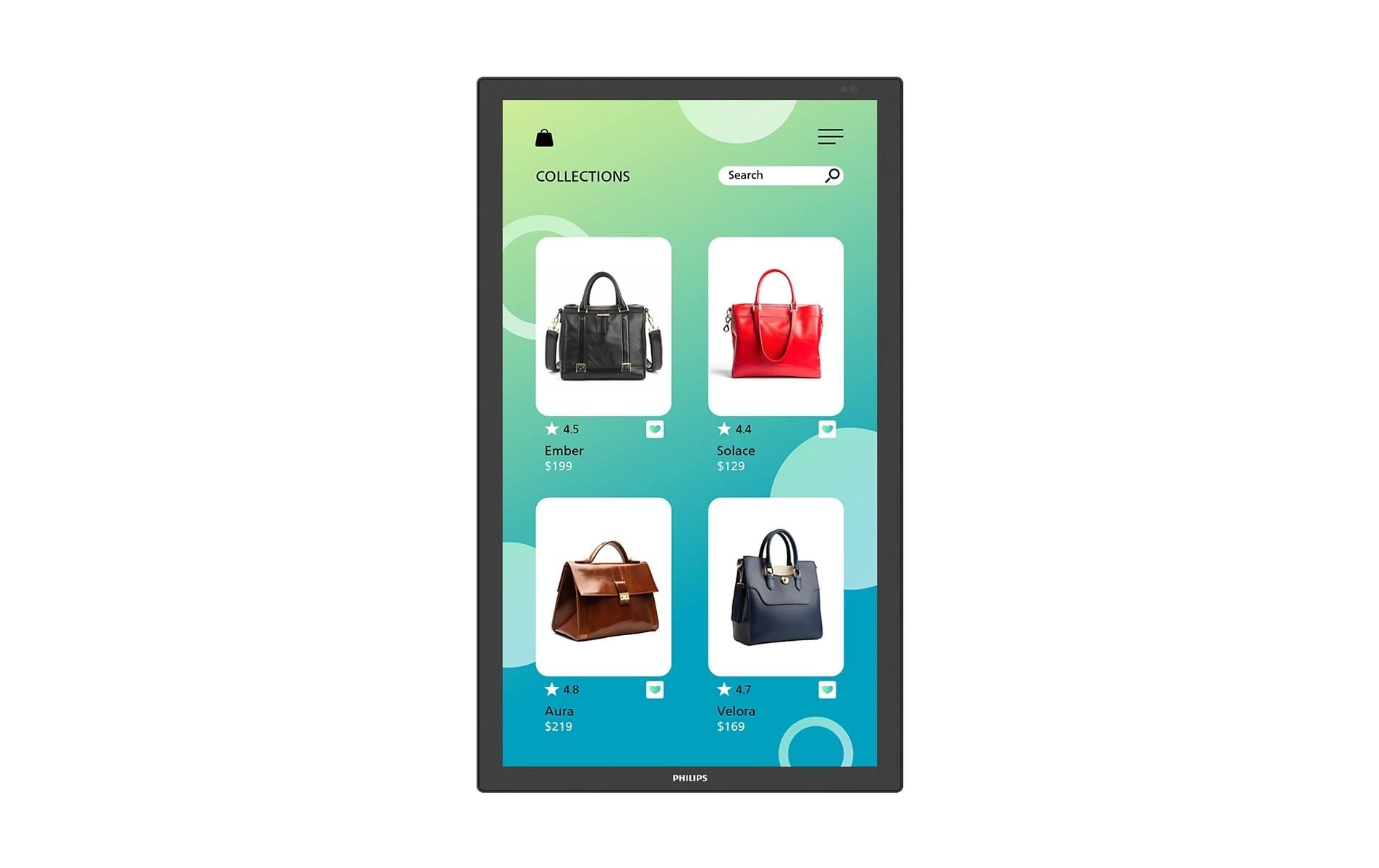 Philips T-Line 32BDL3751T/00 – Interaktives Touch-Display, 31,5", Full HD, 400 cd/m², 24/7, Android