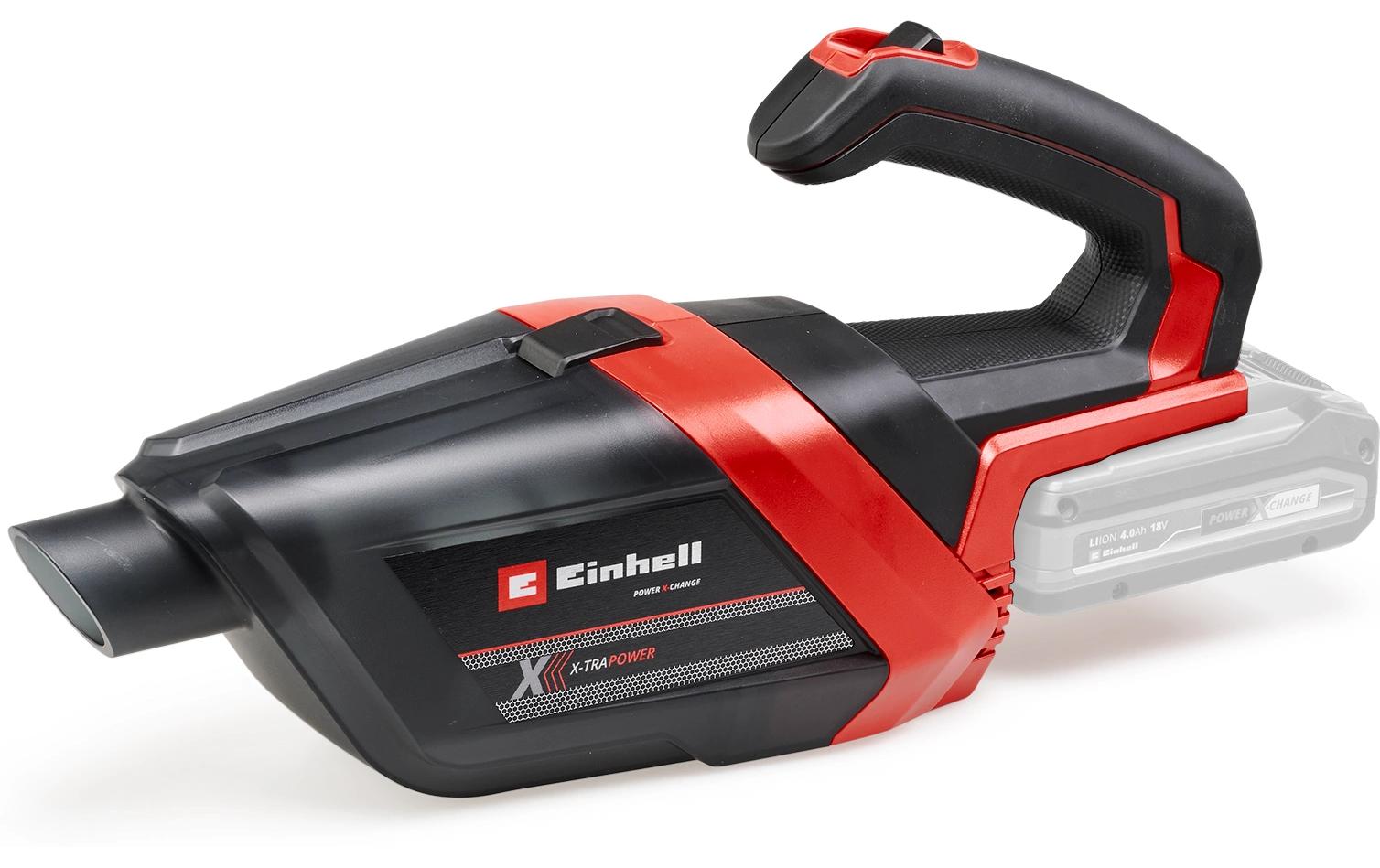 Einhell Akku-Handstaubsauger TE-HV 18/06 Li - Solo – 0,6 l, Akkubetrieb, 18 V