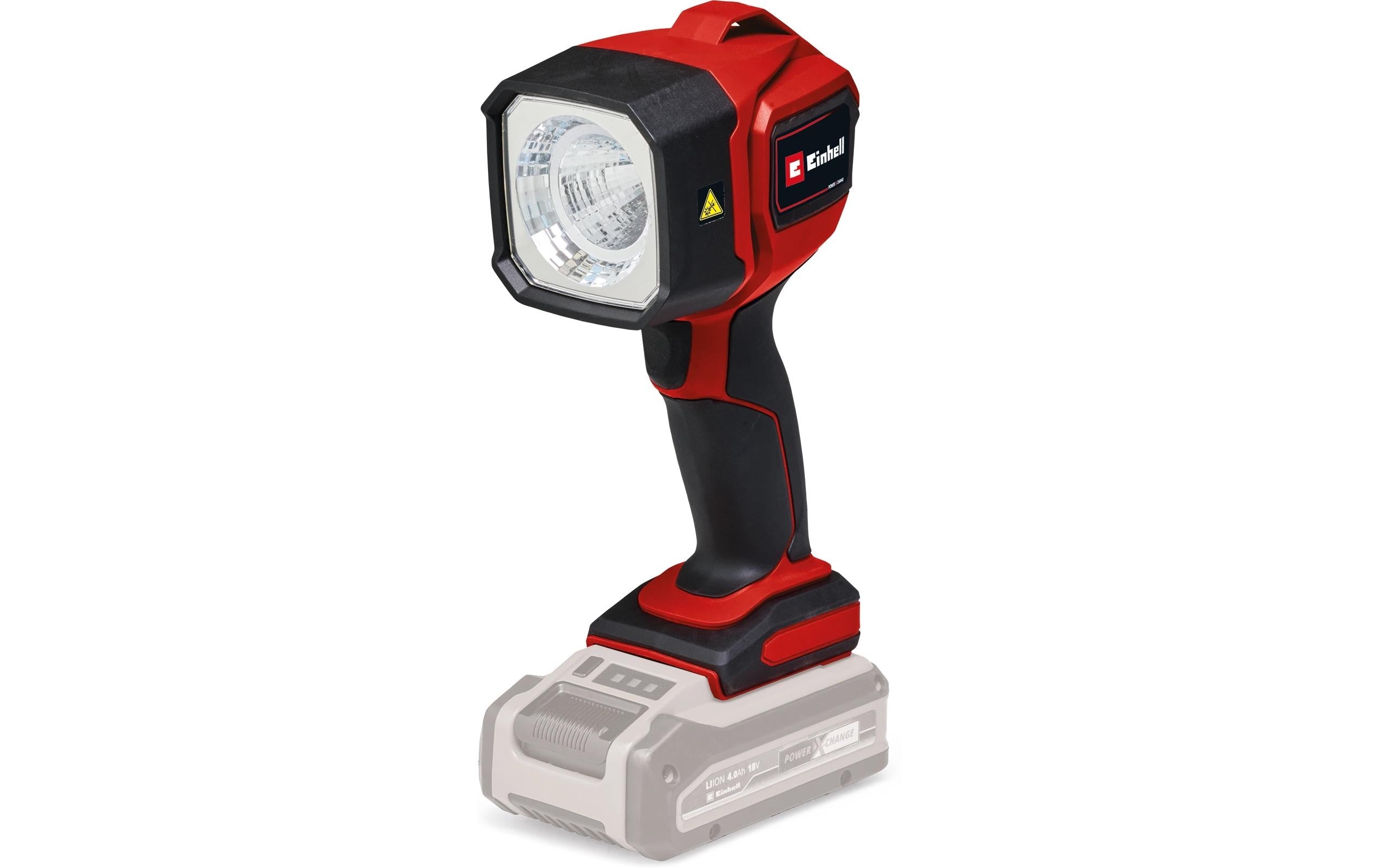 Einhell Taschenlampe TC-CL 18/350 Li - Solo – Akku (Power X-Change) – Rot