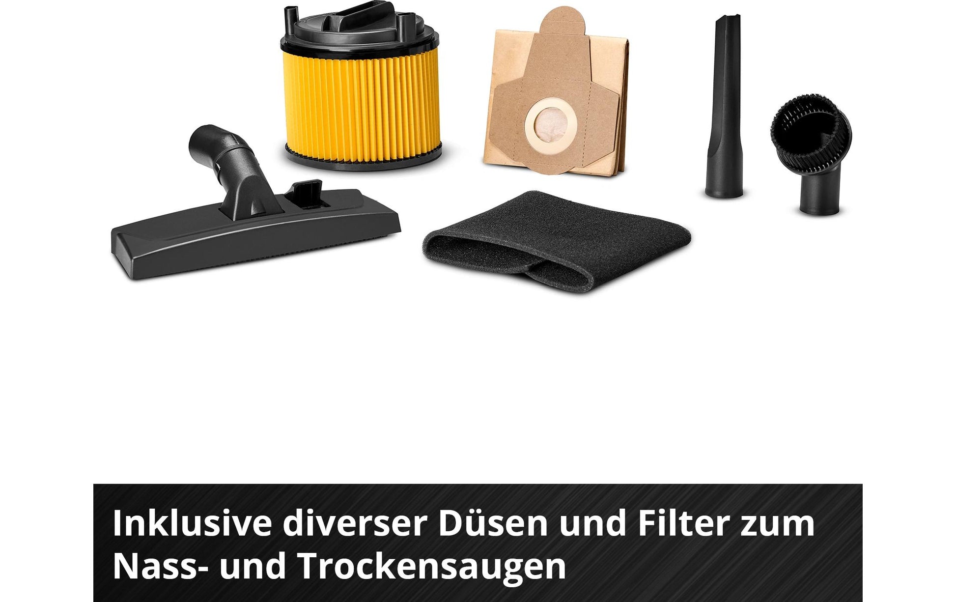 Einhell professional Einhell Nass-/Trockensauger TP-VC 36/30 S Auto-Solo – 2-in-1, 900 W, 30 l, Akkubetrieb