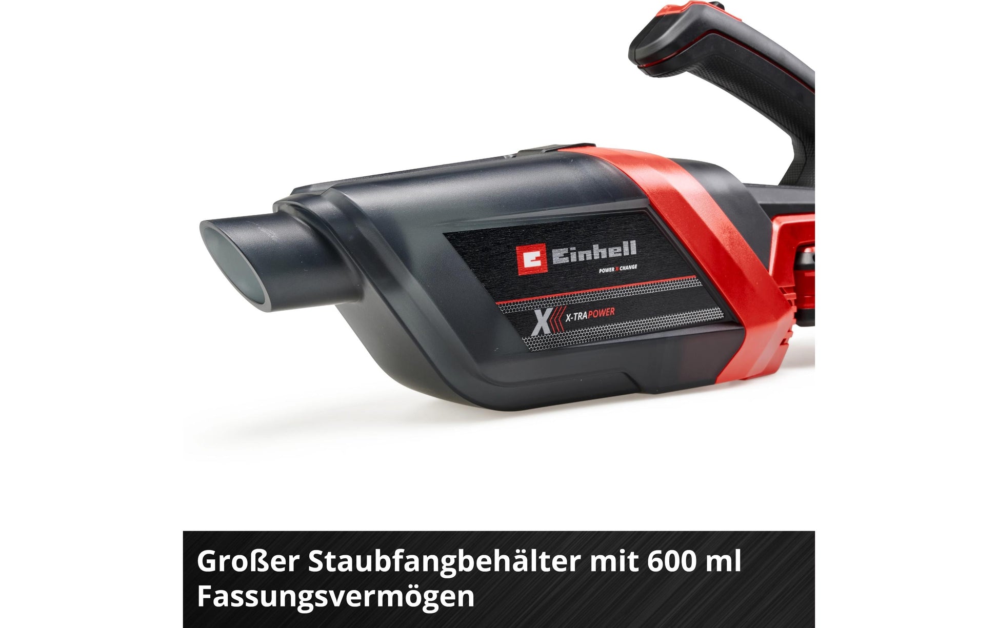 Einhell Akku-Handstaubsauger TE-HV 18/06 Li - Solo – 0,6 l, Akkubetrieb, 18 V