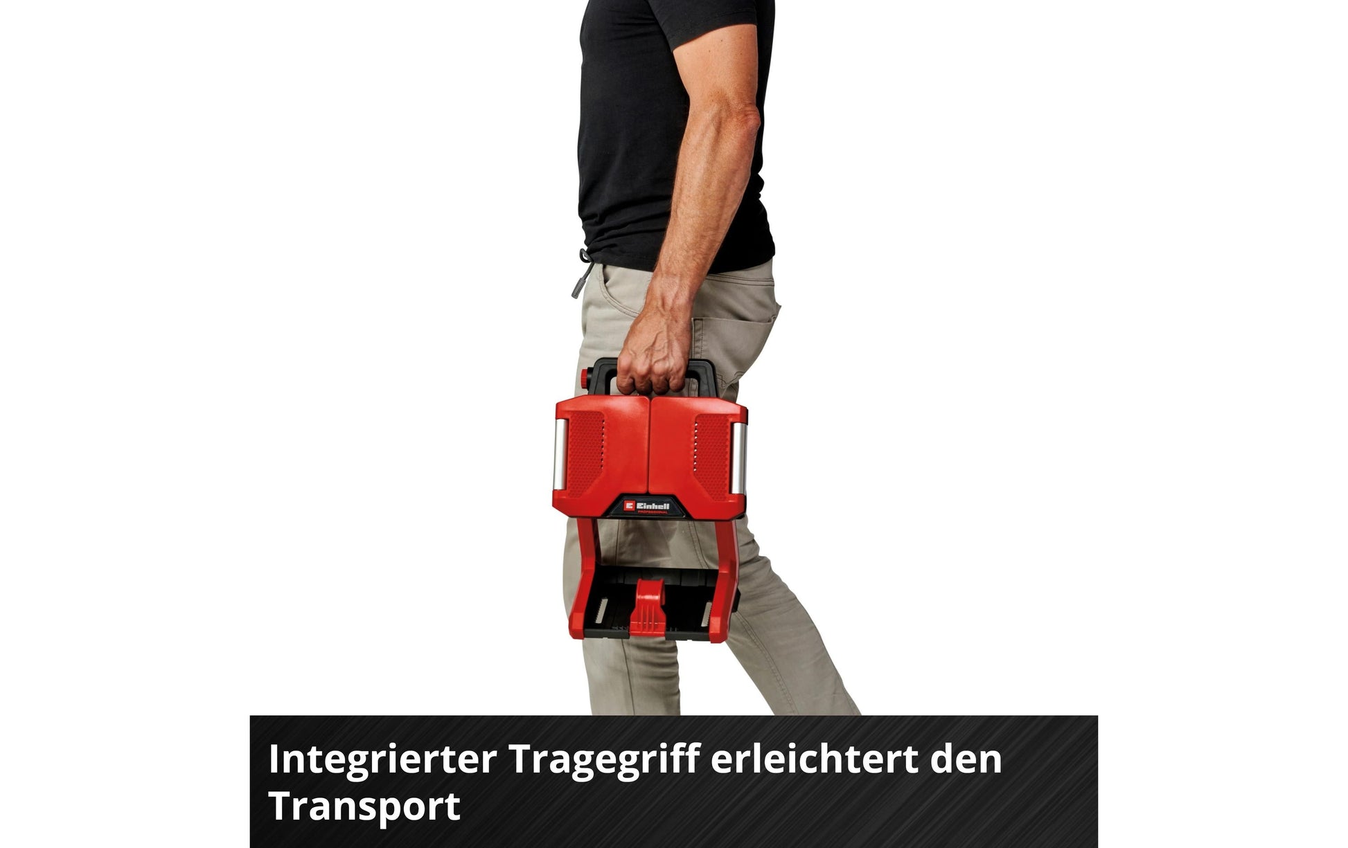 Einhell professional Akku-Leuchte TP-CL 18/3000 Li – für Einhell Power X-Change, rot, Ein/Aus-Schalter