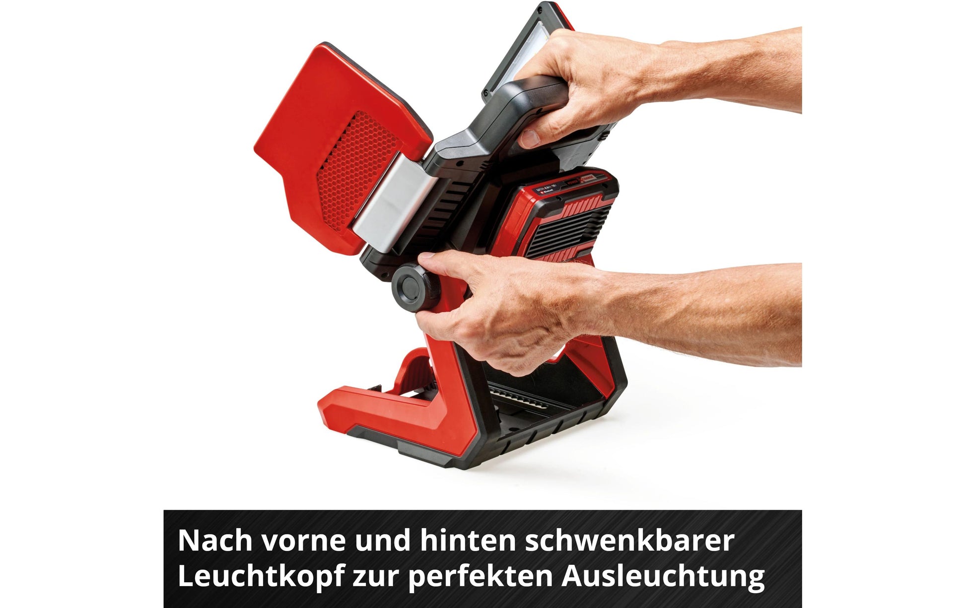 Einhell professional Akku-Leuchte TP-CL 18/3000 Li – für Einhell Power X-Change, rot, Ein/Aus-Schalter