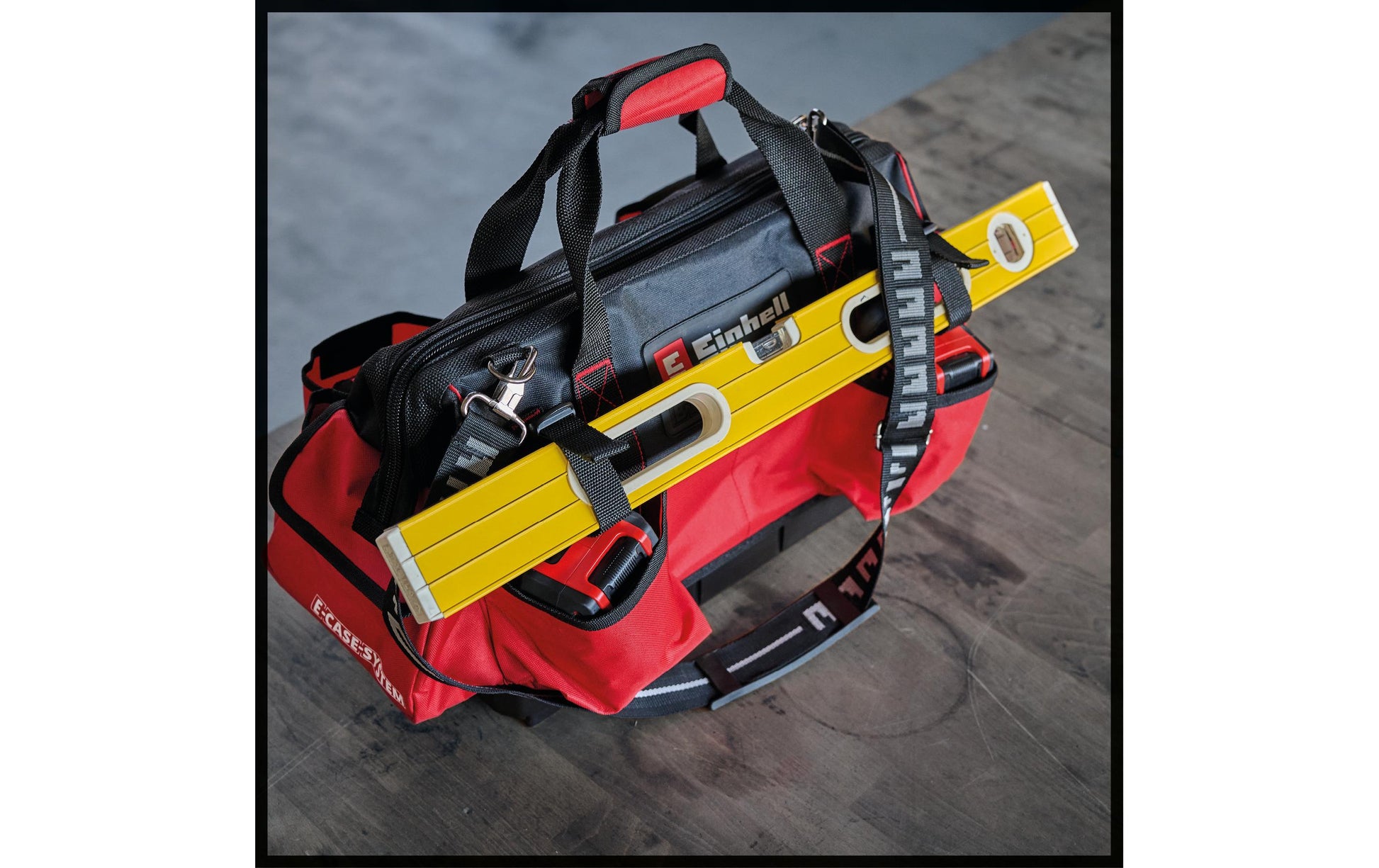 Einhell Werkzeugtasche – bestückt, rot