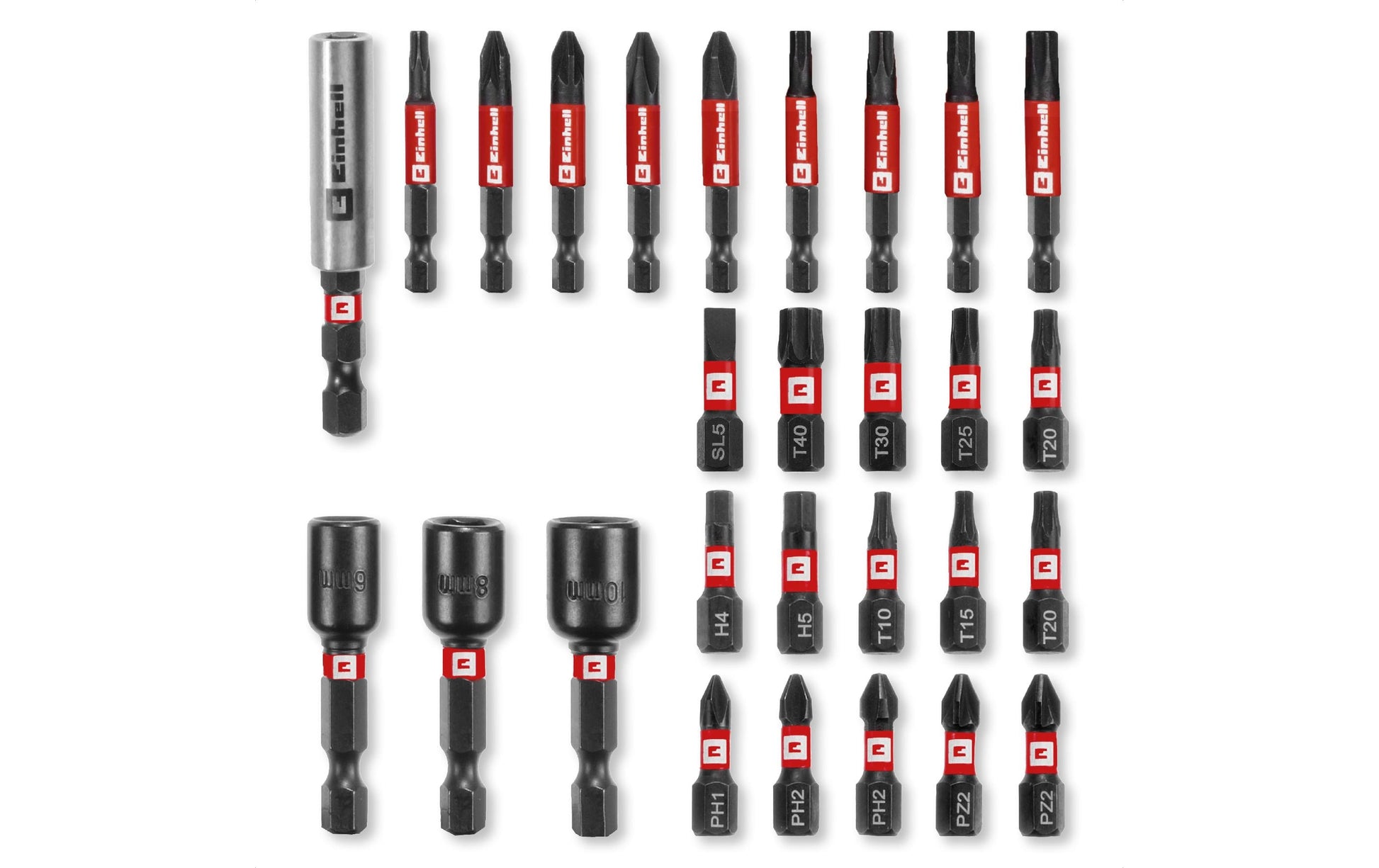 Einhell Bohr- & Bit-Set 28-tlg. Sechskant – in Kassette