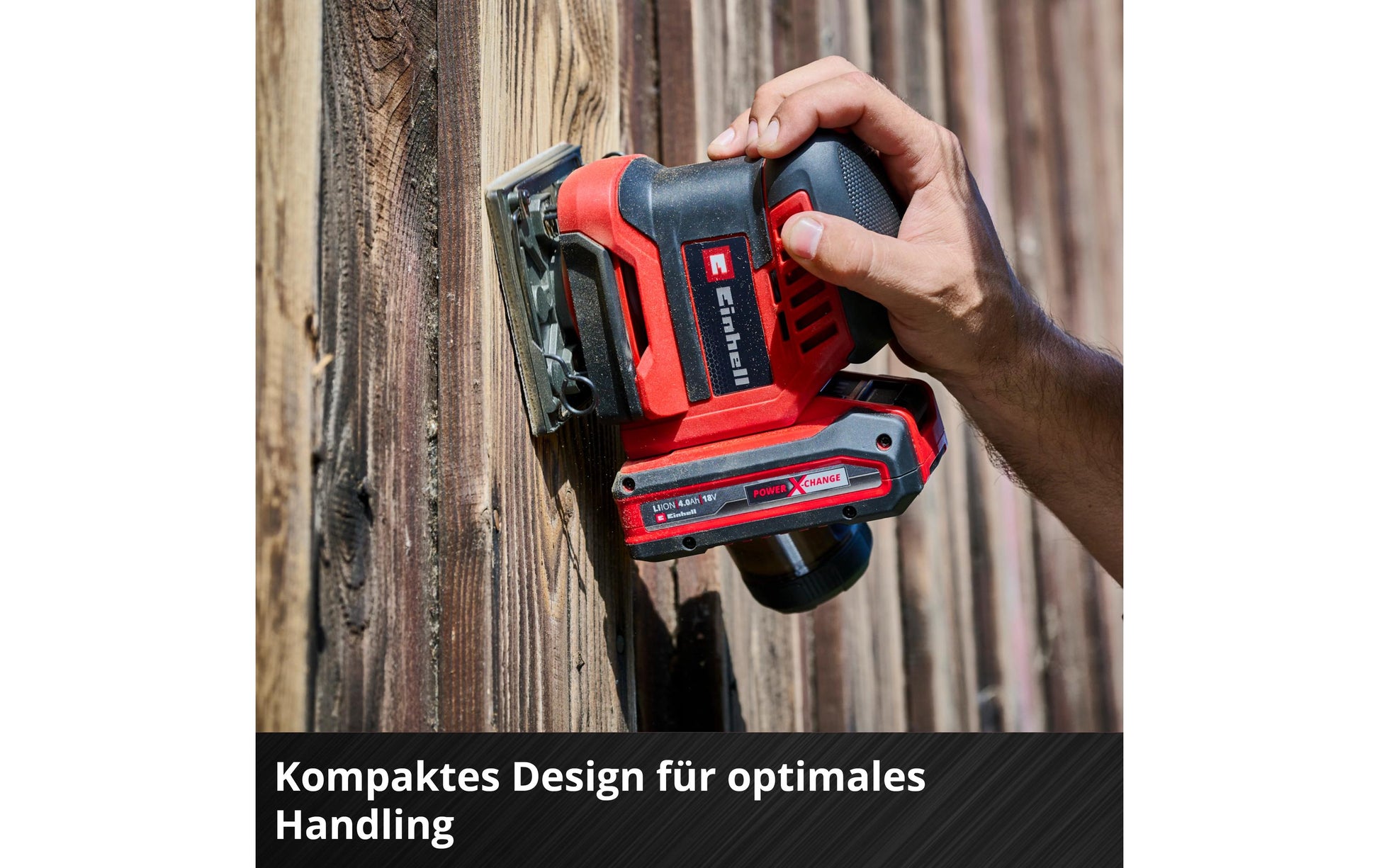 Einhell TE-OS 18/113 Li Schwingschleifer – 18 V – Ø 113 mm, Micro-Klettverschluss – Solo – Power X-Change
