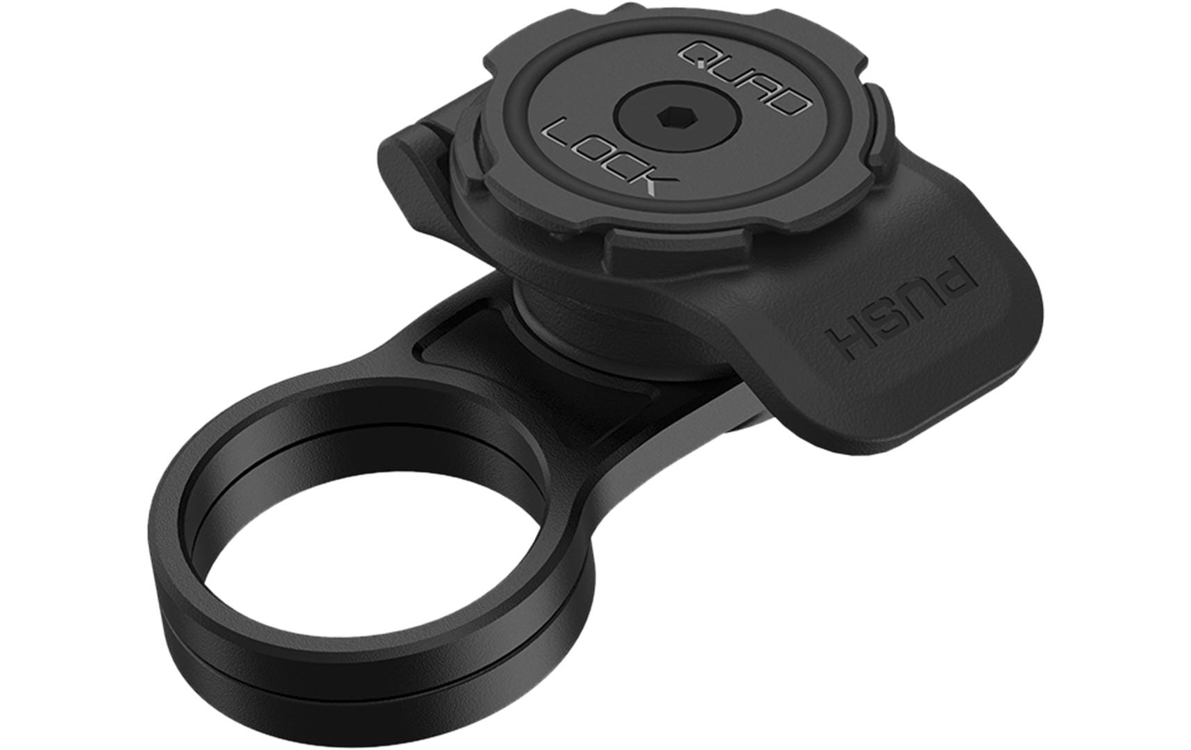 Quad Lock Stem Cap Mount – Fahrrad-/Motorrad-Halterung – Lenker, neigbar – Schwarz