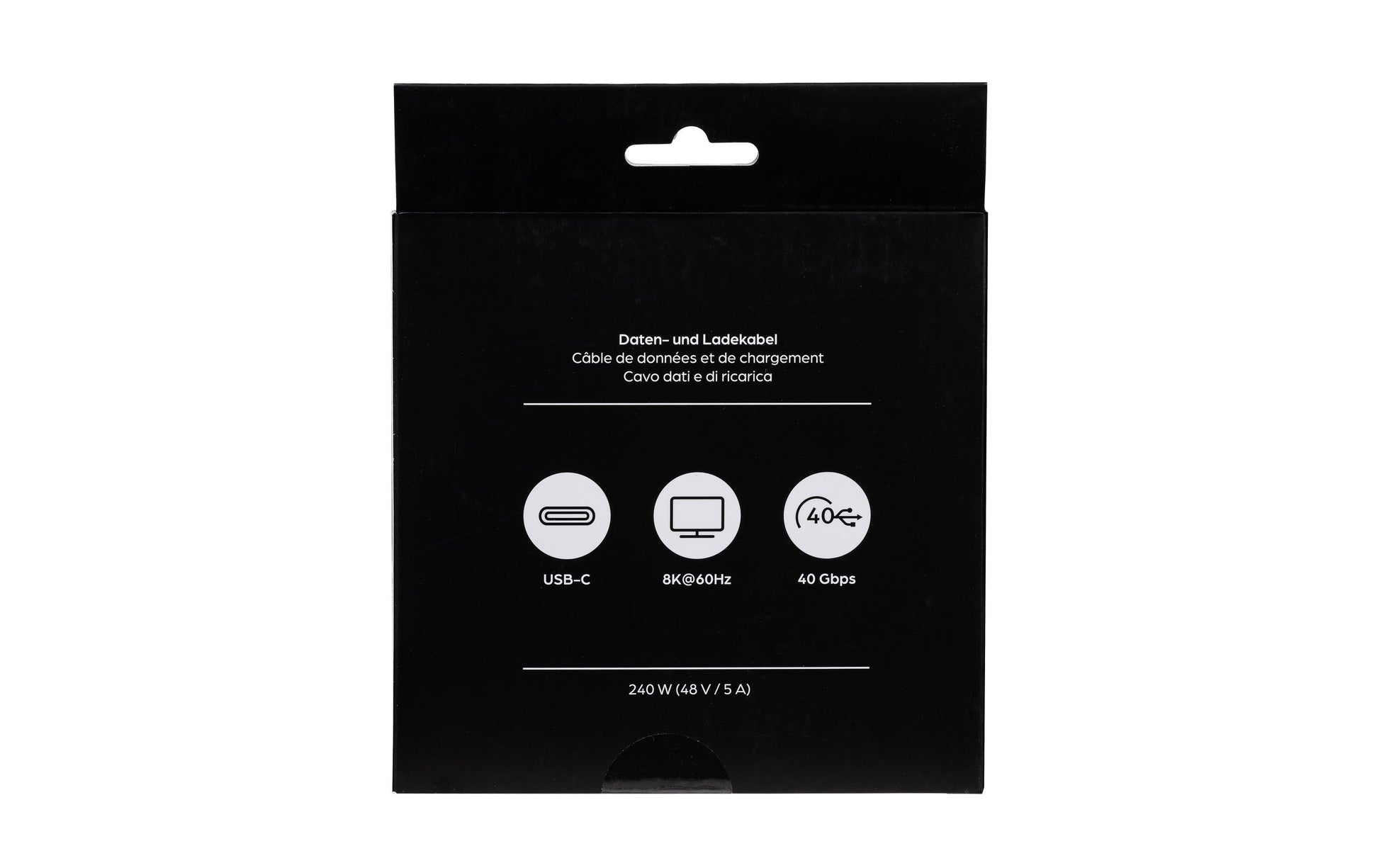 ONIT USB-Kabel, USB-C zu USB-C, 3 m, USB4, Lade-/Datenkabel