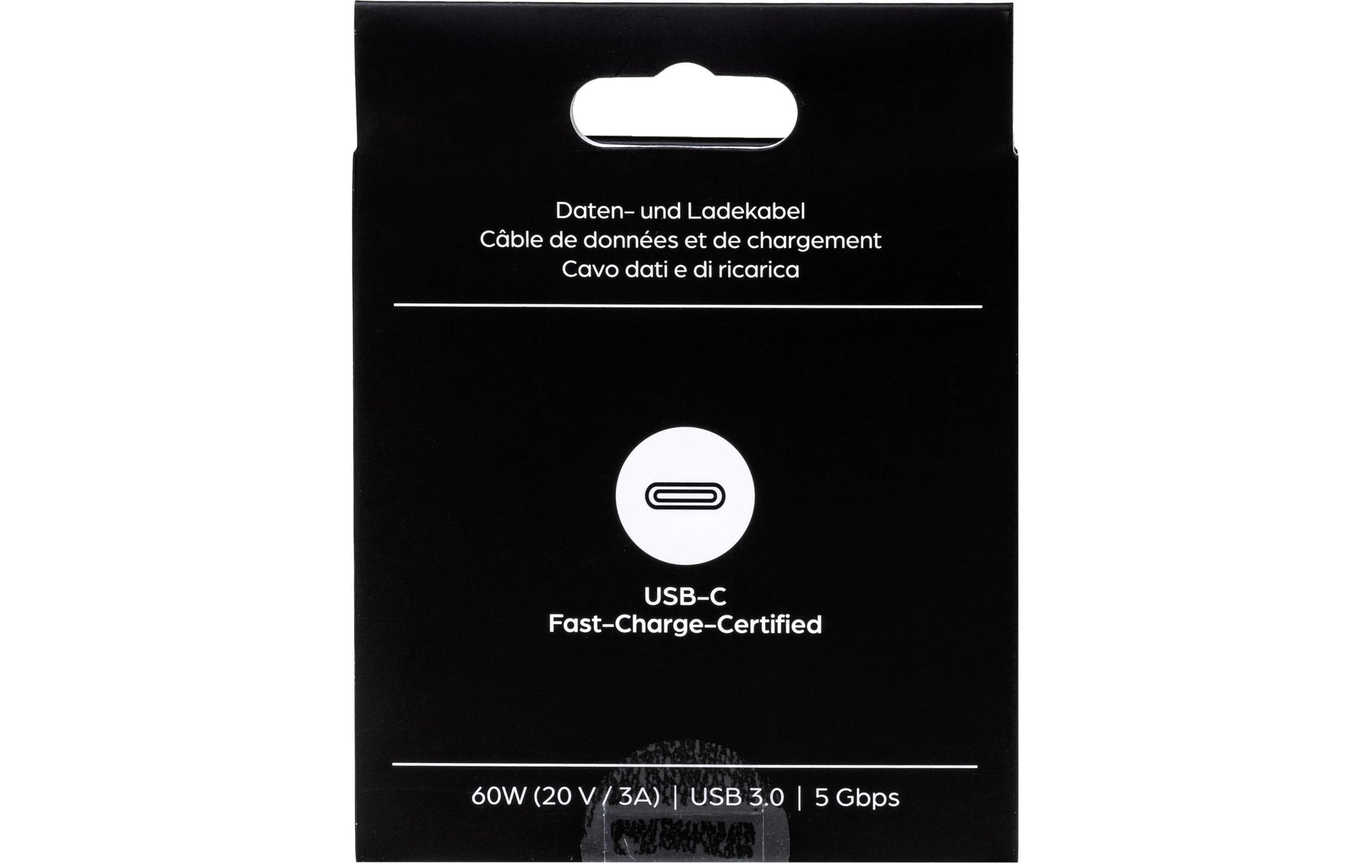 ONIT USB-C auf USB-C Kabel – USB 3.2 Gen 1 (5 Gbit/s) – 0,5 m – PD 60 W – Textilmantel, Nylon – Weiss