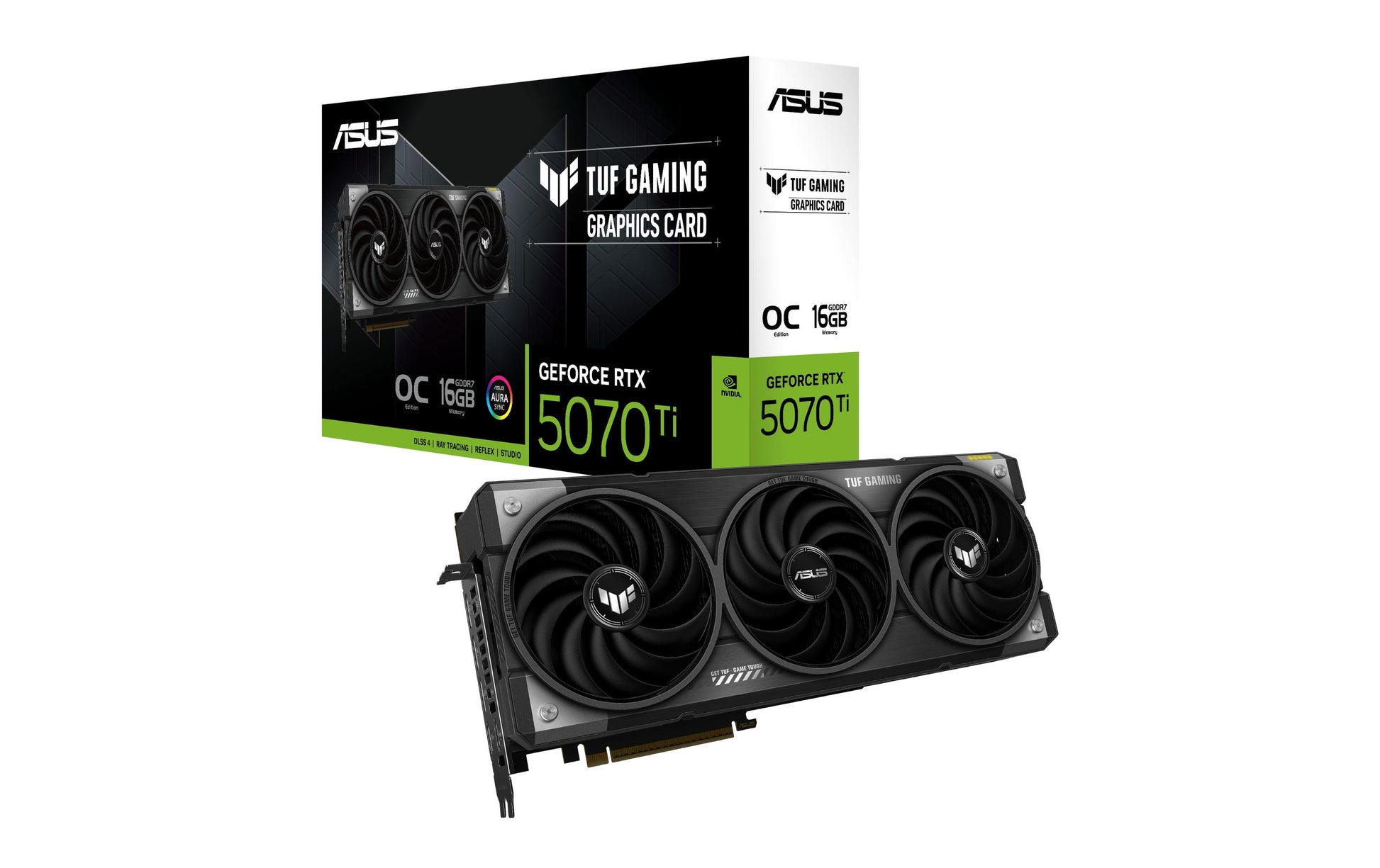 ASUS TUF-RTX5070TI-O16G-GAMING – PCIe Grafikkarte – 3×DP, 2×HDMI, PCIe 5.0, 850 W