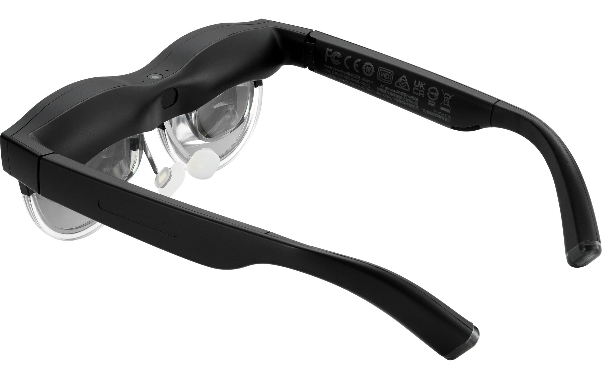 ASUS AirVision M1 100 – AR-Headset – 1920×1080, Micro OLED, 72 Hz, 38°, 1100 cd/m², Schwarz, inkl. Tragetasche