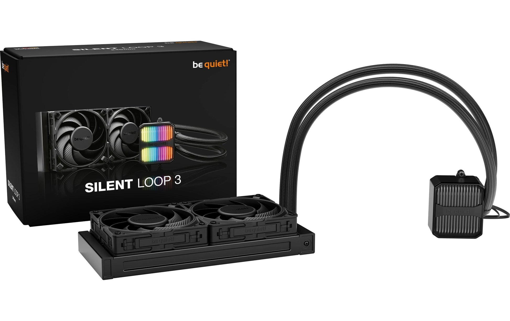 be quiet! be quiet Silent Loop 3 240 mm – AIO Flüssigkeitskühler – 2×120 mm Lüfter, für LGA1851/1150/1151 und andere