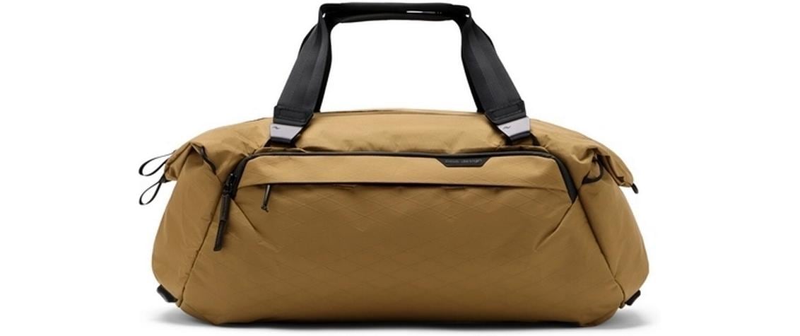 Peak Design Sporttasche Duffel Bag – 35 l, wasserfest, Nylon, braun, 56 × 34,5 × 26 cm