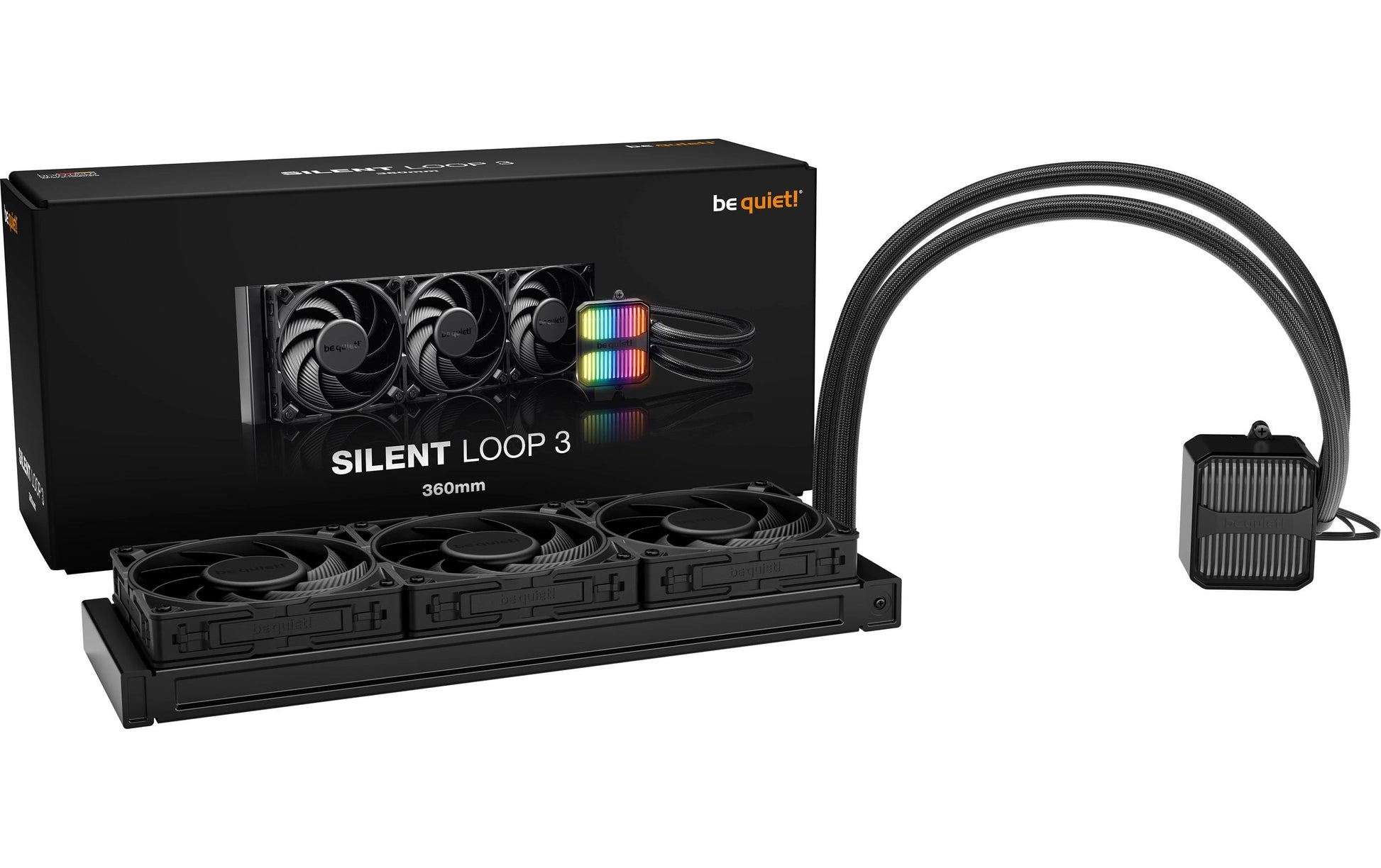 be quiet! be quiet Silent Loop 3 360 mm – All-in-One-Kühler – 3×12 cm Lüfter, für LGA 1851, LGA 1150, LGA 1151 und andere