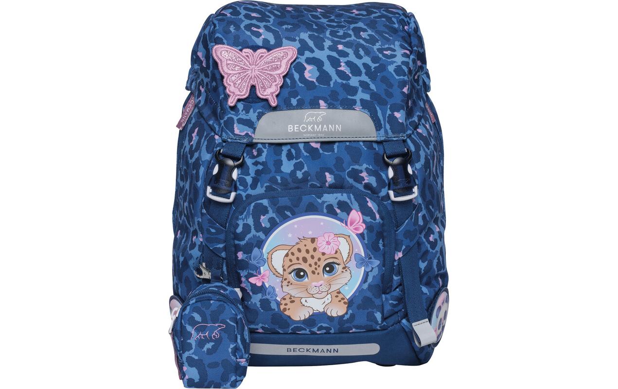 Beckmann Schulrucksack Classic – Tiger, Rosa – 24×37×25 cm – 940 g