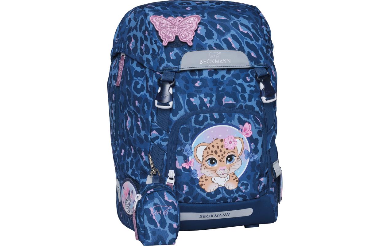 Beckmann Schulrucksack Classic – Tiger, Rosa – 24×37×25 cm – 940 g