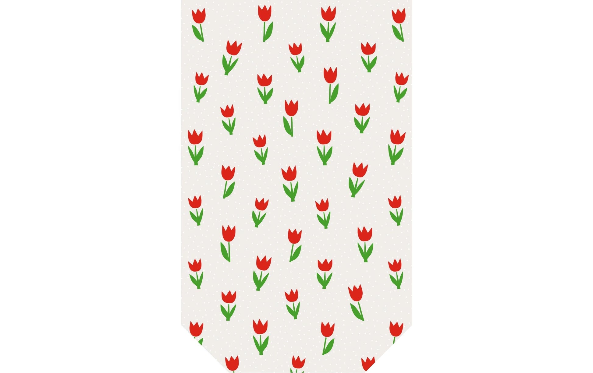 Braun + Company Cellophantüten – Minitulips Rot – mit Druck – 115 × 190 mm – 10 Stk.
