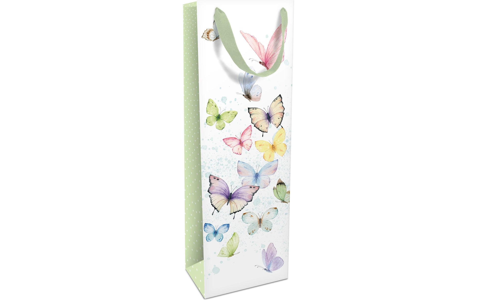 Braun + Company Geschenkbox – Flaschentüte Soft Whisper – Frühling, matt – 120 × 360 × 80 mm