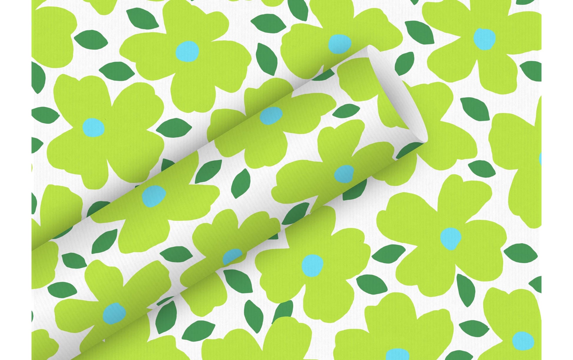 Braun + Company Geschenkpapier Rolle Everyday By Nature – Poppy Pop Fresh (Frühling) – Kraftpapier, 70 g/m2 – 700 × 2000 mm