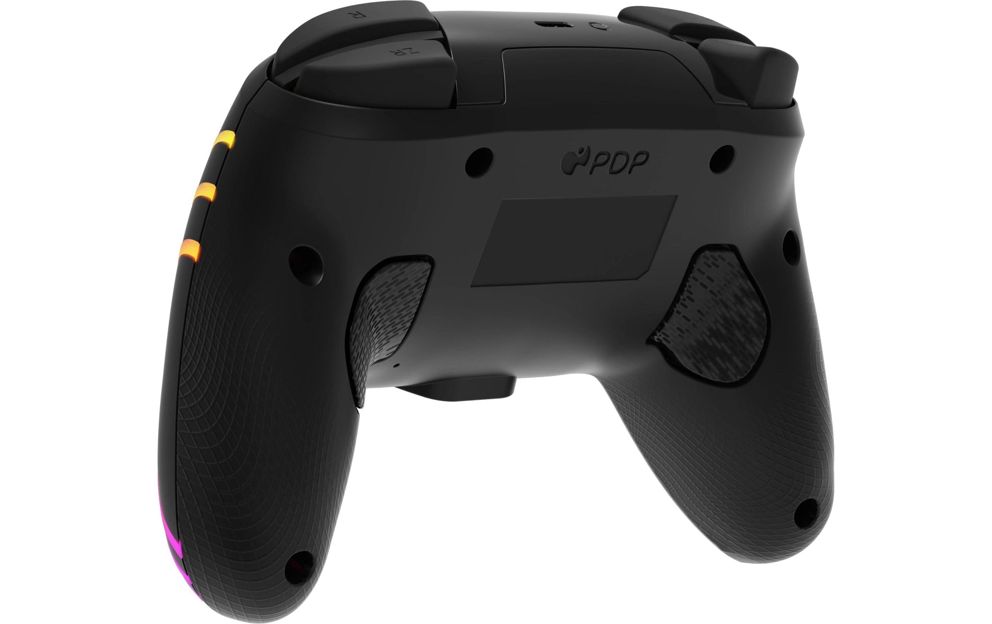 PDP Afterglow Wave – Gamepad – USB + RF 2,4 GHz, RGB, für Nintendo Switch, Schwarz