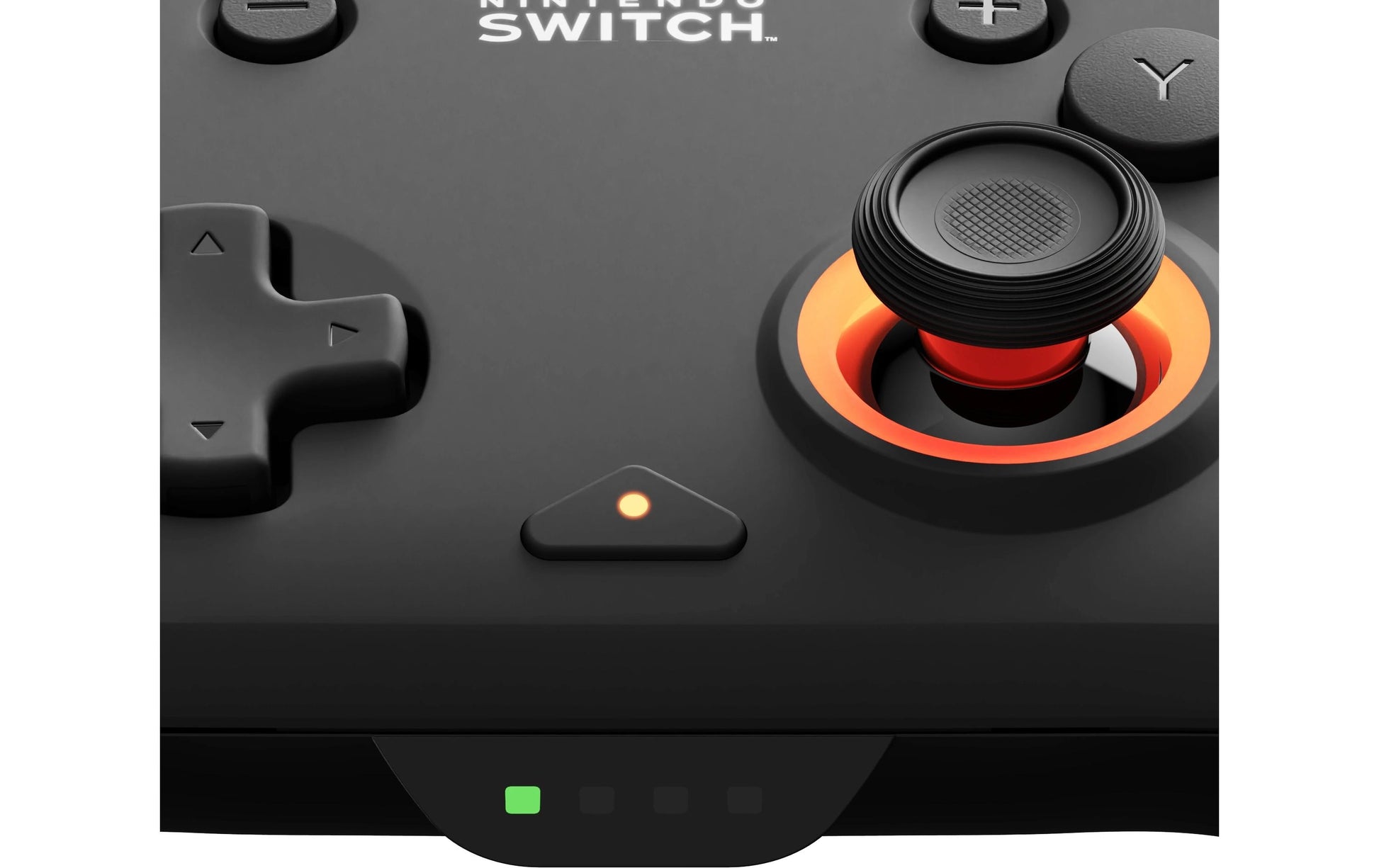 PDP Afterglow Wave – Gamepad – USB + RF 2,4 GHz, RGB, für Nintendo Switch, Schwarz