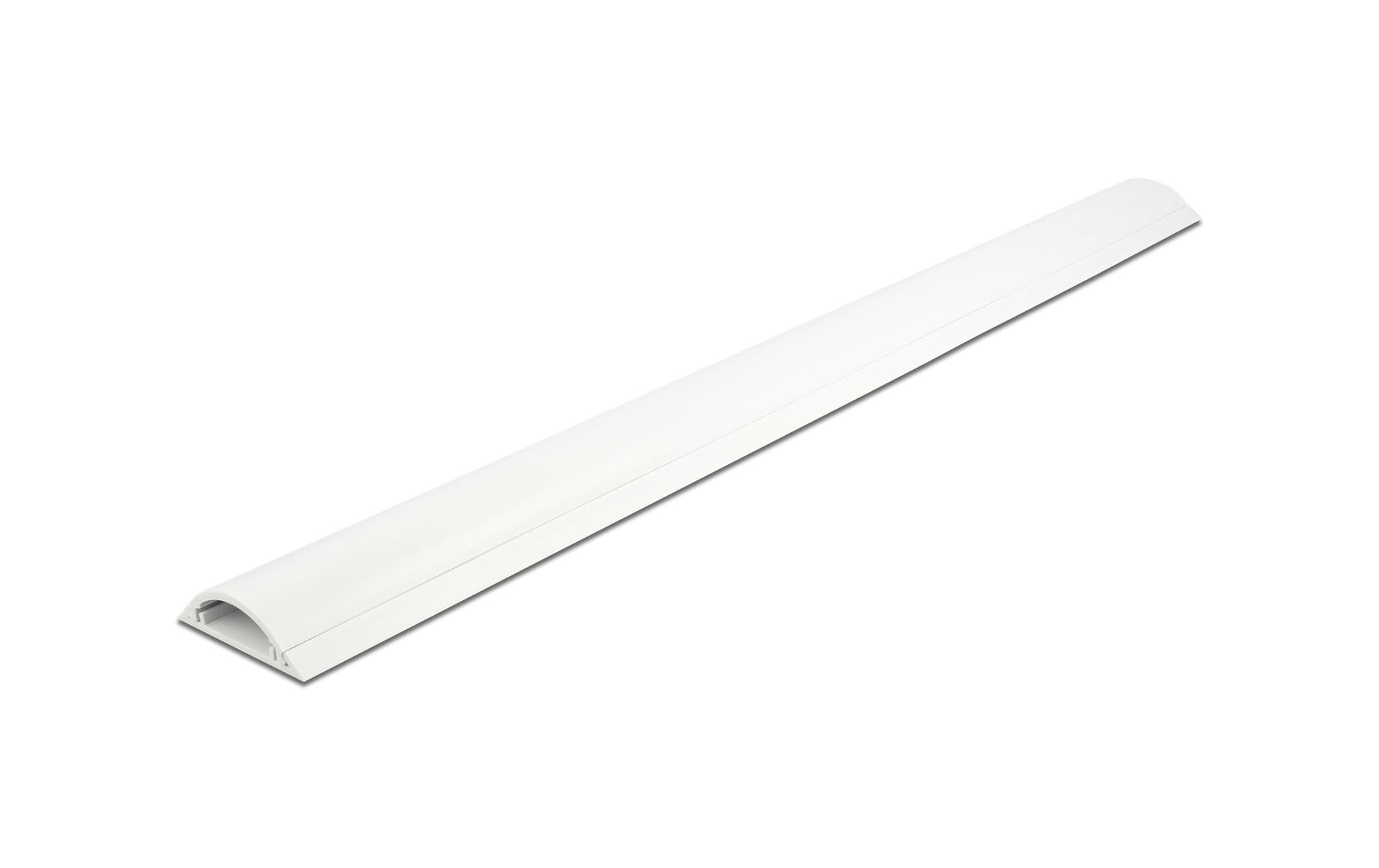 DeLOCK Wandkanal – 50 × 12 mm – 1 m – PVC – Weiss, selbstklebend, 1 Stk.
