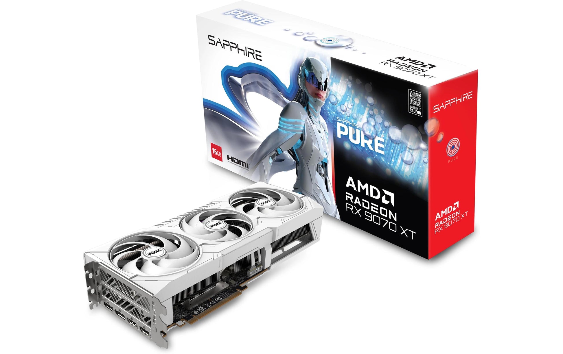 Sapphire PURE – AMD Radeon RX 9070 XT 16 GB
