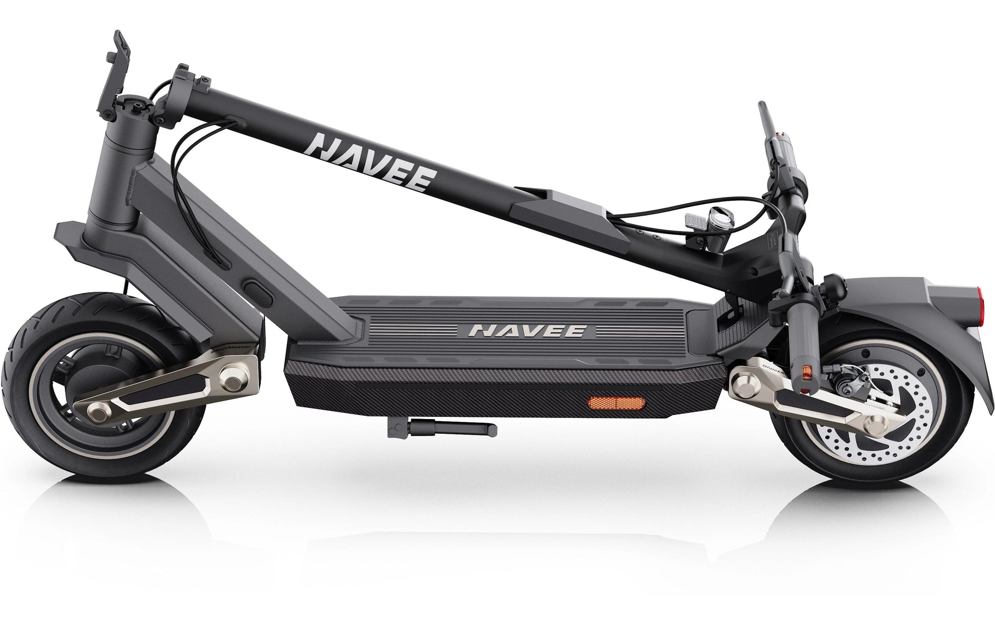 NAVEE E-Scooter ST3 – 25 km/h, 60 km Reichweite, 500 W – faltbar, IPX5, 10,2 Ah Akku – anthrazit