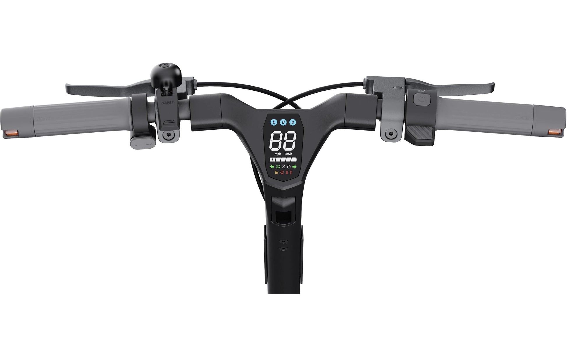 NAVEE E-Scooter ST3 – 25 km/h, 60 km Reichweite, 500 W – faltbar, IPX5, 10,2 Ah Akku – anthrazit
