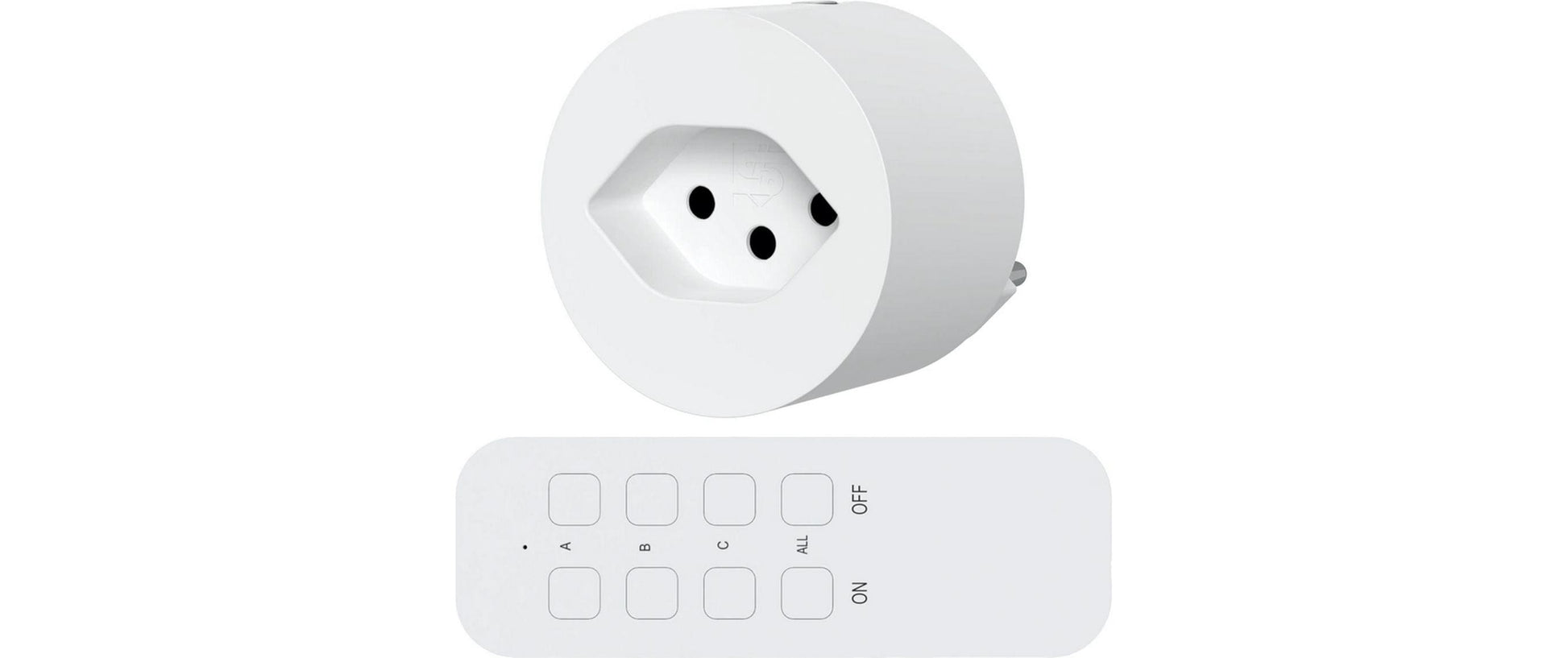 Steffen Abzweigstecker, 1× T13, mit Fernbedienung, Stecker T12, IP20