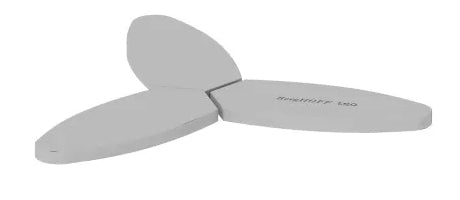 BergHOFF Leo – Untersetzer Ø 24 × 0,7 cm, Silikon, Grau, Magnetisch, Zusammenklappbar