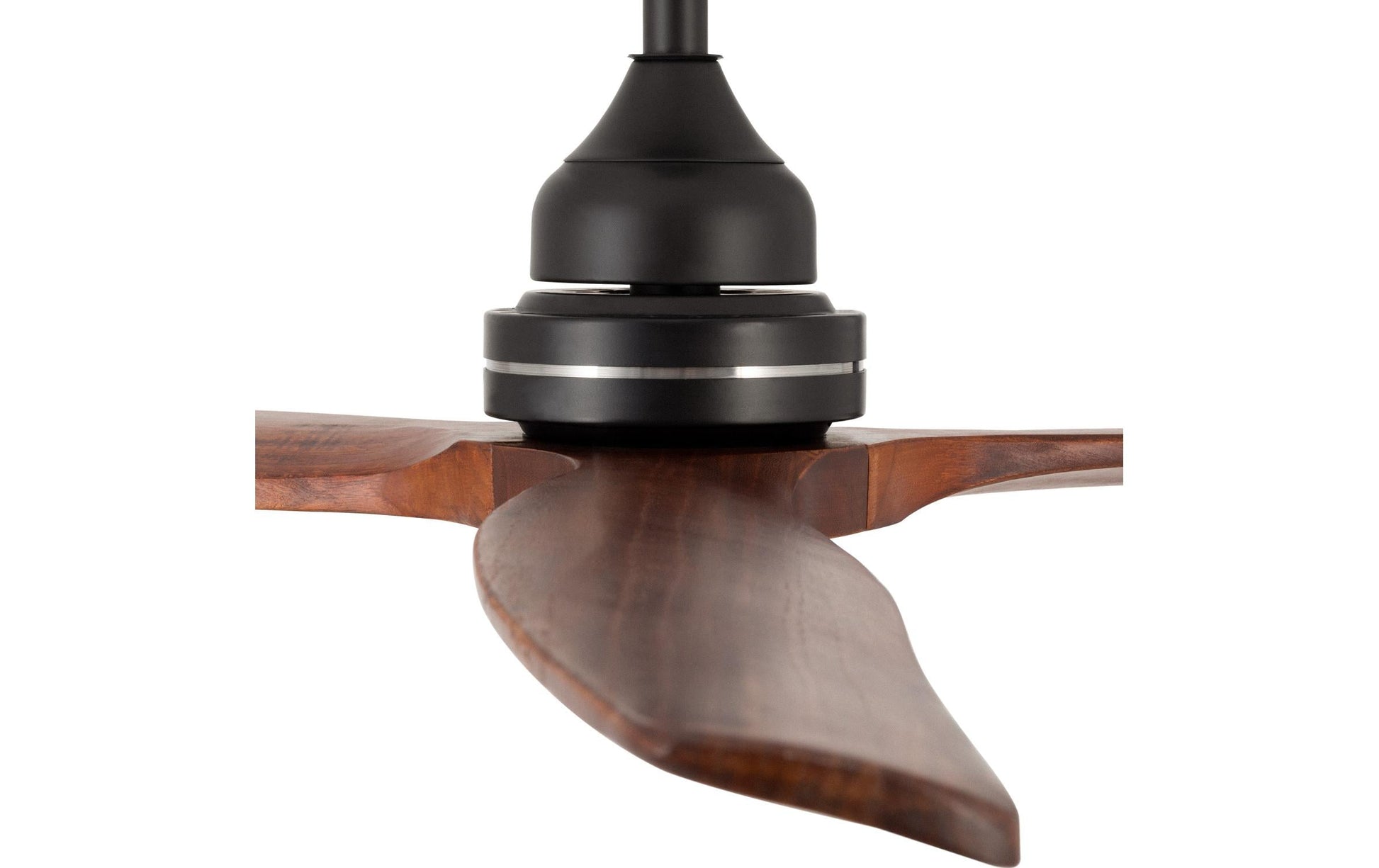 Create Deckenventilator – 132 cm, 75 W, Holz, Fernbedienung, Schwarz