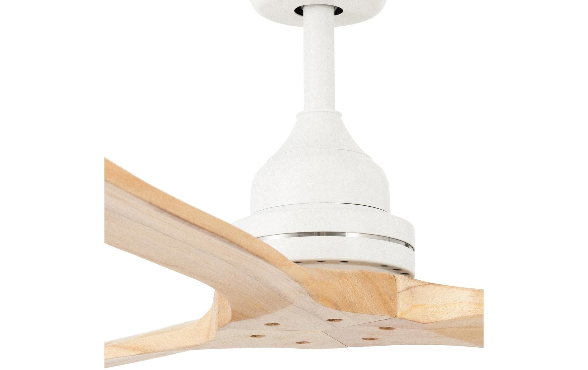 Create Deckenventilator – 132 cm, 75 W, Metall, Fernbedienung, Weiss