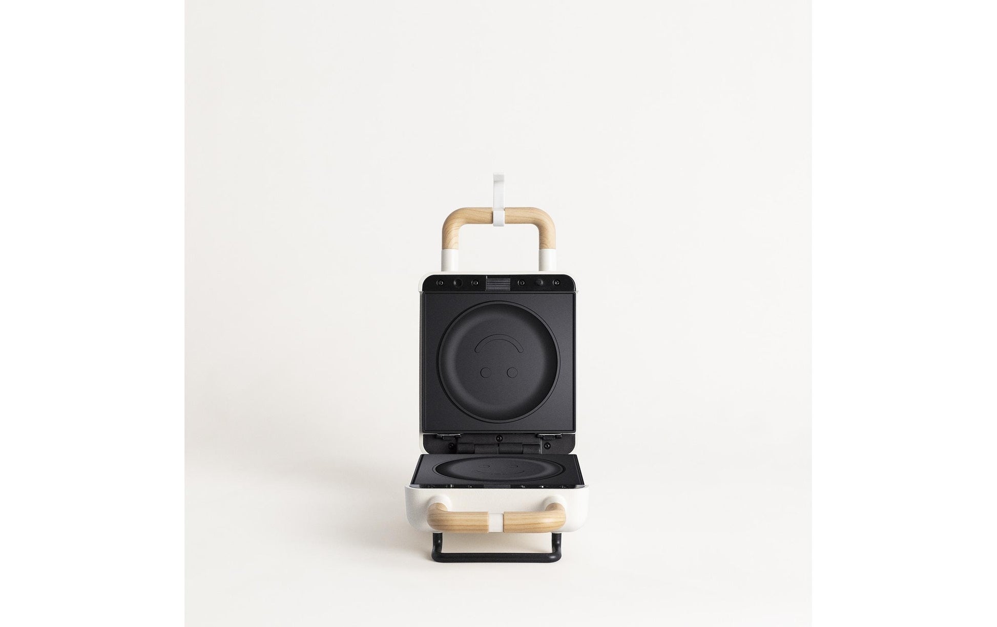 CREATE Ersatzteller Stone 2in1 Smile – rund, für Waffeleisen 2in1 Compact, 2 Stk.