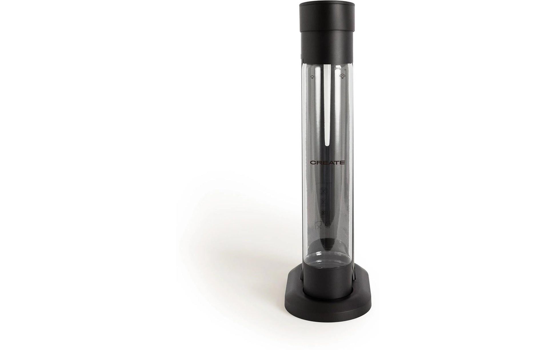 Create Wassersprudler – inkl. 1 Flasche, Schwarz