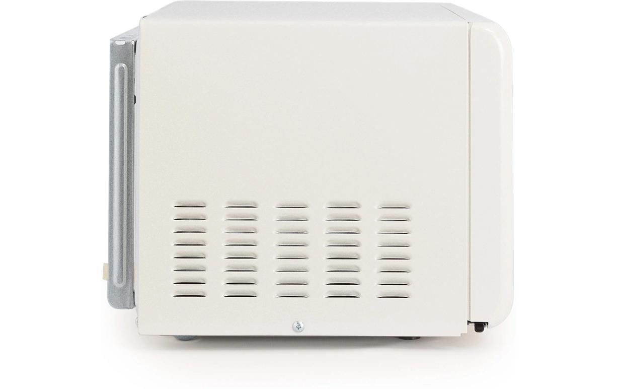 CREATE Retro Grill Mikrowelle – 20 l, Grill, 700 W – weiss
