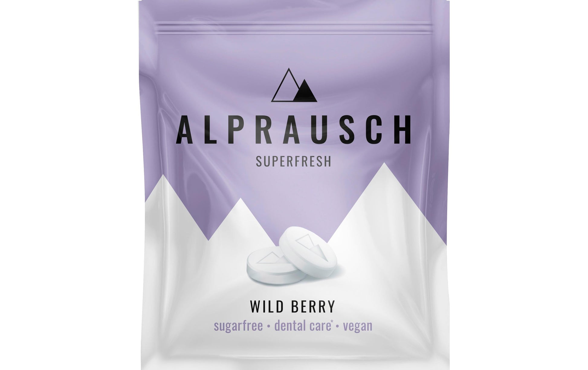 Alprausch Extra-Frisch Pastillen – Waldbeere, Vegan – 22 g
