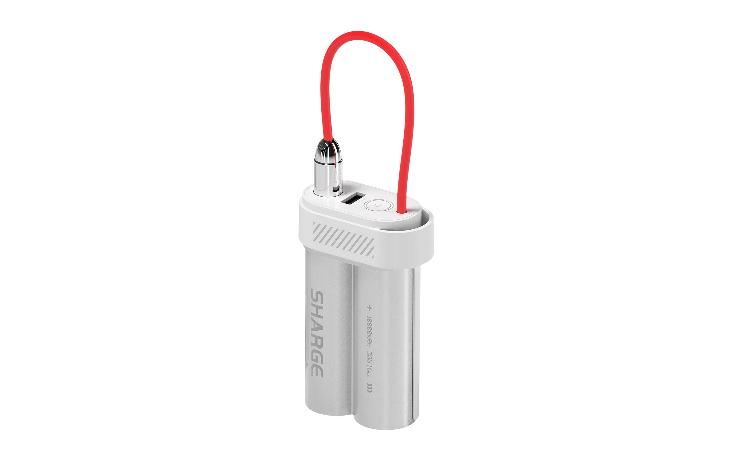 Sharge Pouch Mini Wireless Powerbank 10'000 mAh – 30 W PD, Grau