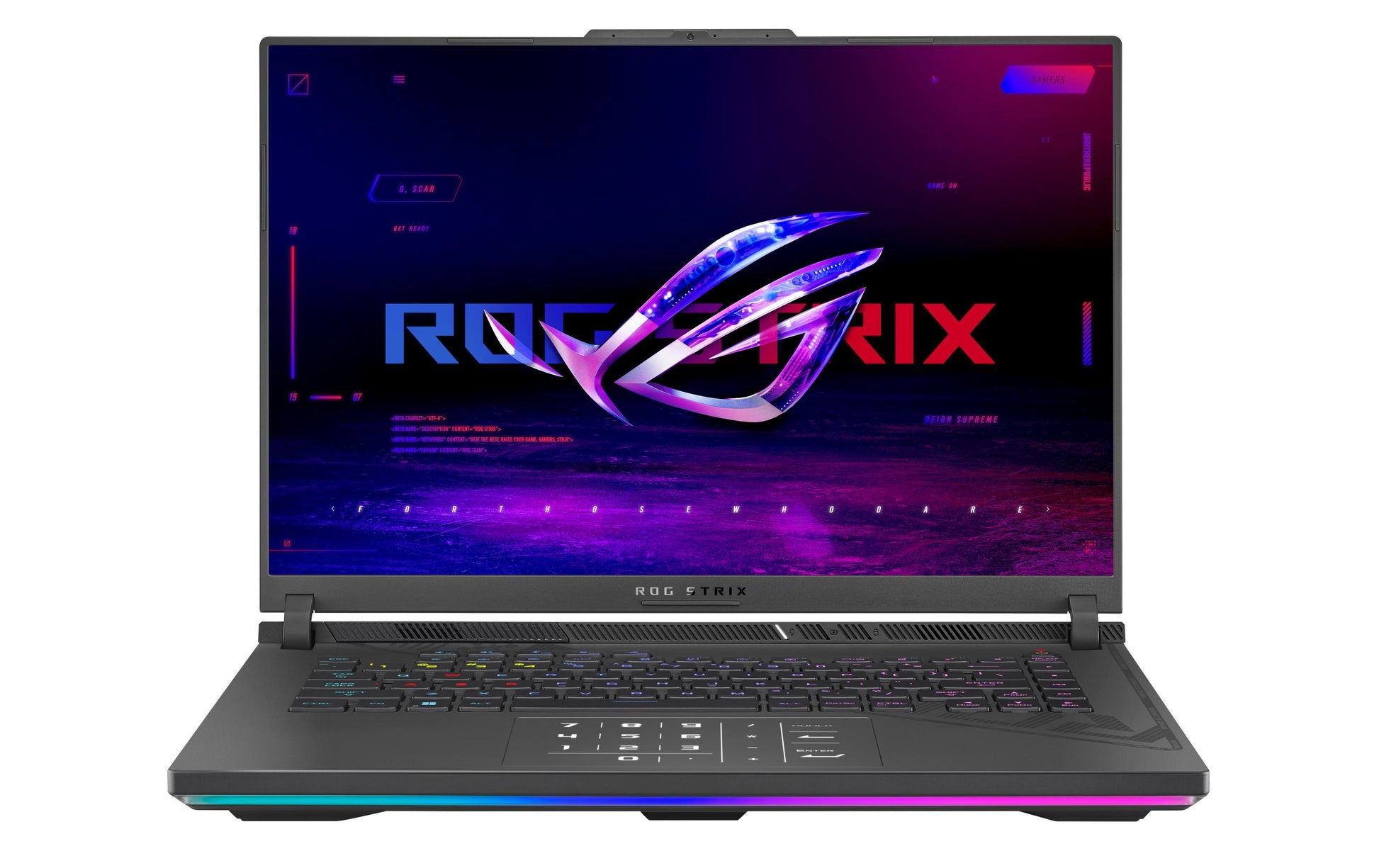 ASUS ROG Strix G16 G614FR-RV007W Laptop – Wi‑Fi, Bluetooth, Ethernet – Netzstrom 100–240 V