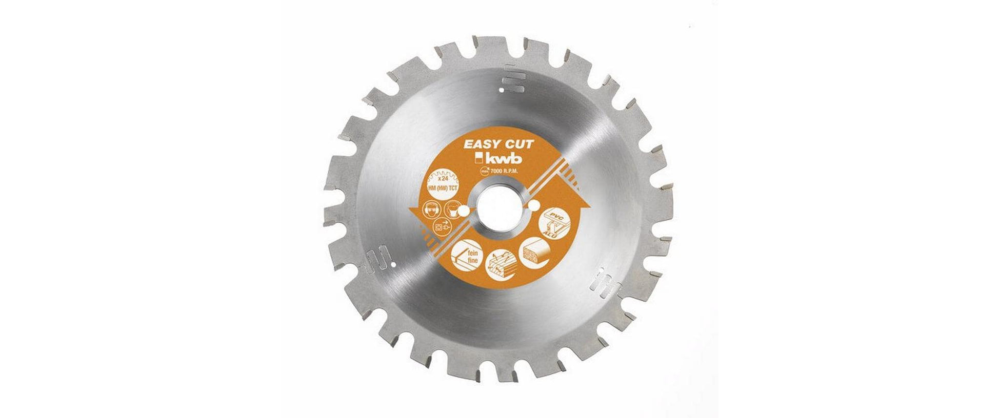 Einhell Kreissägeblatt 165 × 20 mm Hartmetall, 24 Zähne – für Holz