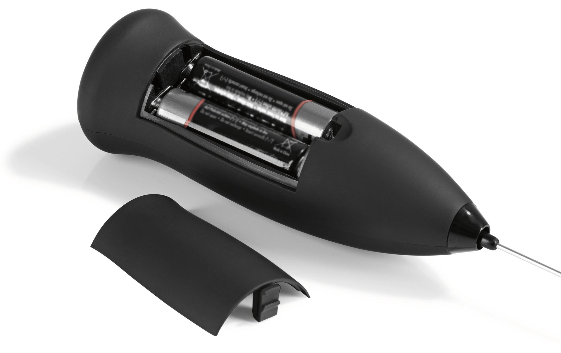 Gourmetmaxx Milchschäumer-Stab 3V – 2×AA – schwarz
