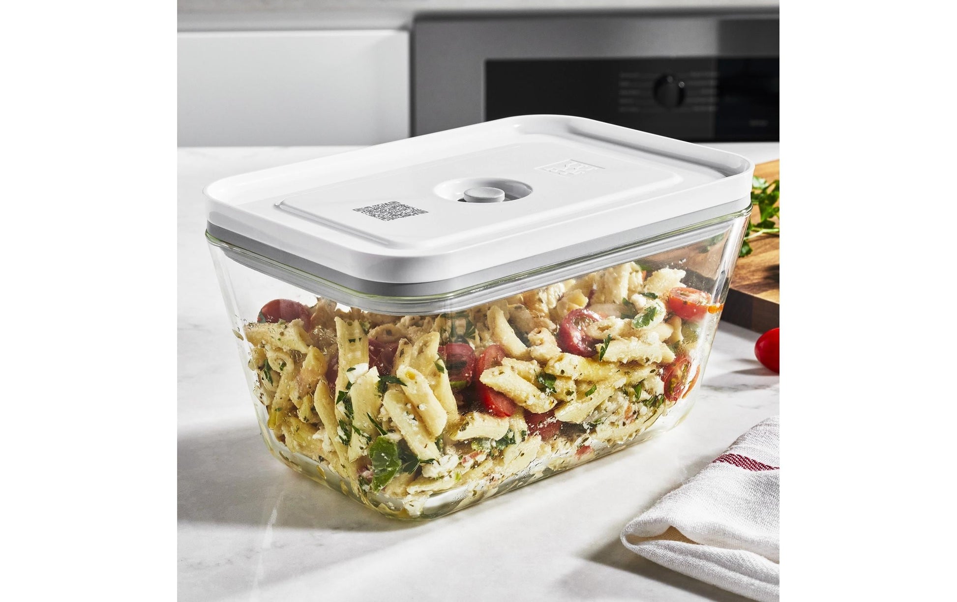 ZWILLING Vakuumbox Glas Fresh & Save – 350 ml, 750 ml, 1,6 l, für Vakuumierer, 3 Stk., Glas, Transparent