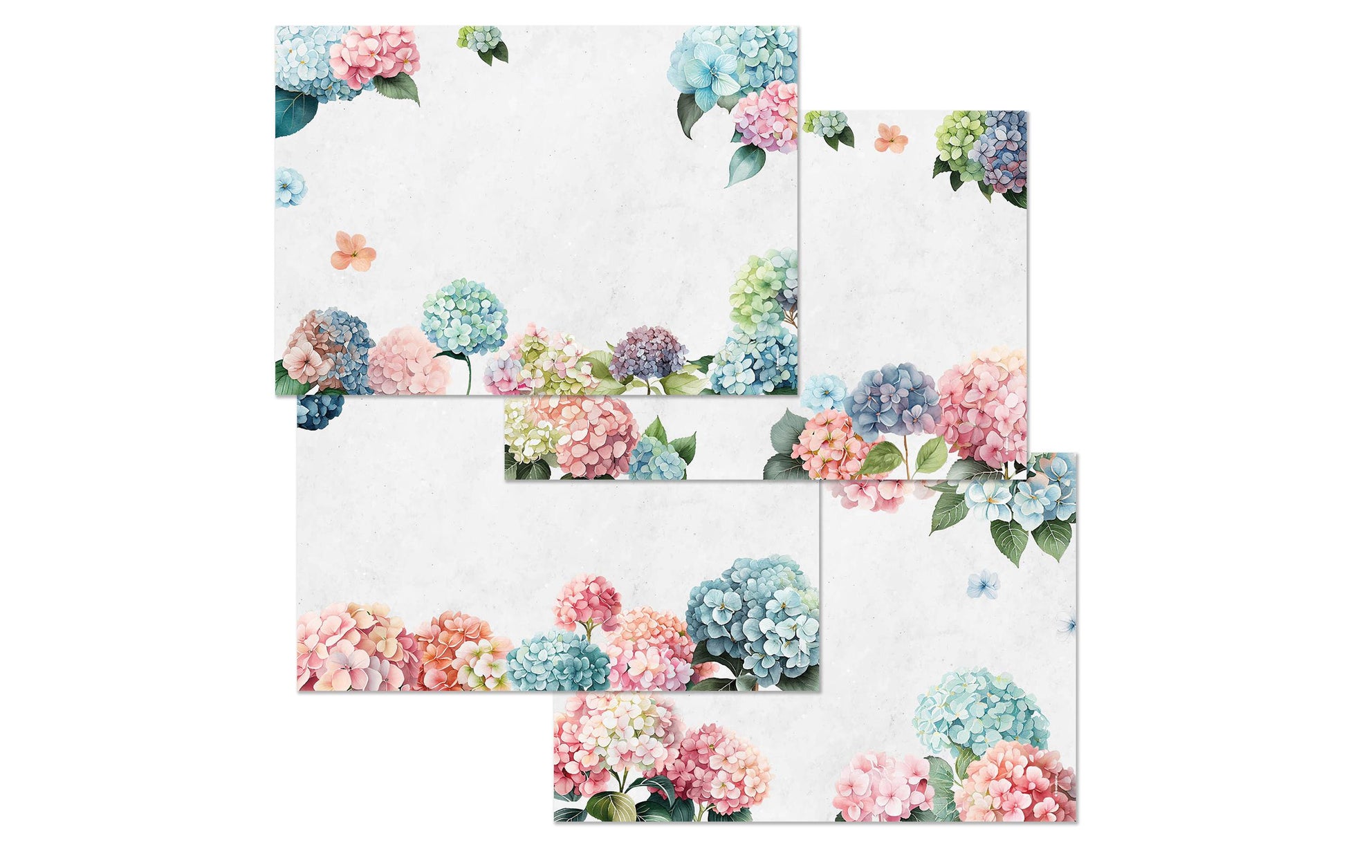 Trendform Tischset Hortensia, 42 × 29,7 cm – FSC – 48 Stk.