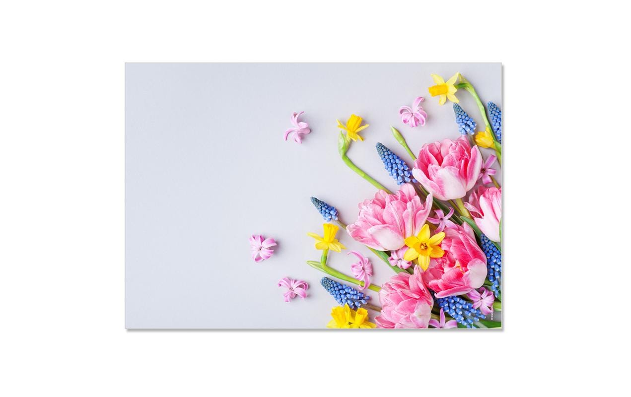 Trendform Tischset Bouquet, Papier, Rechteck – 42 × 29,7 cm – FSC – 48 Stk.